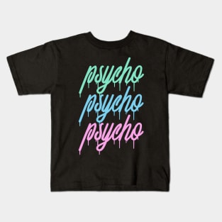 Psycho Graffiti Tag Kids T-Shirt